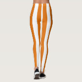 Leggings Costume d'Halloween blanc orange (Dos)