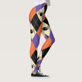 Leggings Costume d'Halloween effrayant araignée noire veuve (Droite)