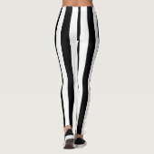 Leggings Costume d'Halloween noir et blanc (Dos)