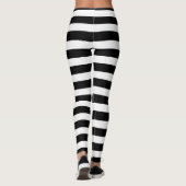 Leggings Costume d'Halloween noir et blanc (Dos)