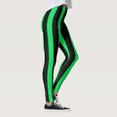 Leggings Costume d'Halloween noir et vert (Droite)