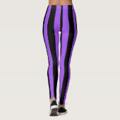 Leggings Costume d'Halloween noir et violet (Dos)