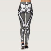 Leggings Costume d'Halloween Scary Skeloton Cust. Legage (Dos)