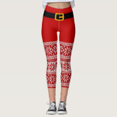 Leggings Costume du Père Noël (Devant)