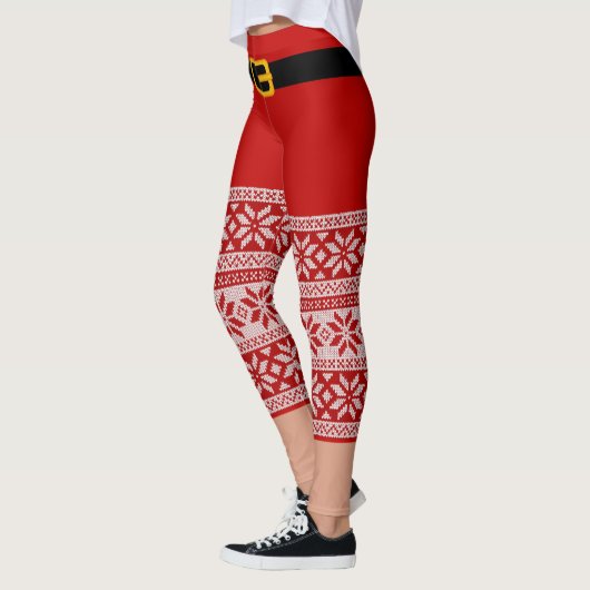 Leggings Costume du Père Noël (Gauche)