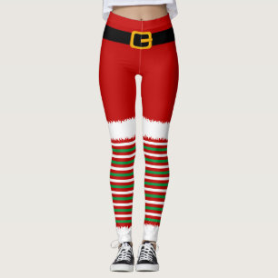 Leggings Costume du Père Noël