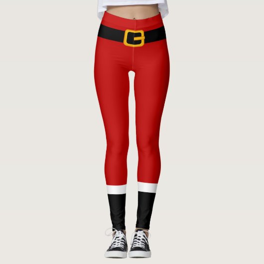 Leggings Costume du Père Noël (Devant)