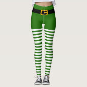 Leggings Costume du Père Noël (Devant)