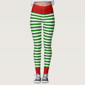 Leggings Costume Elfe de Noël (Devant)