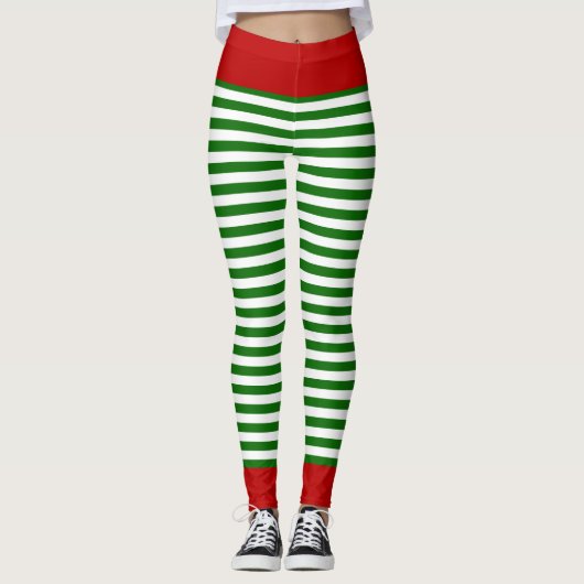 Leggings Costume Elfe de Noël (Devant)