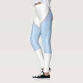Leggings Costume Halloween bleu clair Super Héros (Gauche)