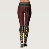 Leggings Costume Halloween Pirate élégant (Dos)