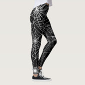 Leggings Costume Motif Web de l'araignée d'Halloween (Droite)