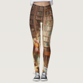 Leggings Cosy Book Nook Capris (Devant)