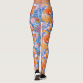 Leggings Côtière rustique - Coquillages, Starfish, Reef (19 (Dos)