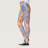 Leggings Côtière rustique - Coquillages, Starfish, Reef (19 (Gauche)