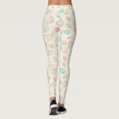 Leggings Côtière rustique - Coquillages, Starfish, Reef (22 (Dos)
