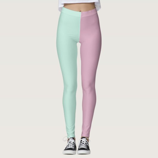 Leggings Coton Candy Pastel Goth Kawaii (Devant)