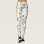 Leggings Cottage jaune Floral (Dos)