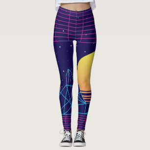 Leggings Couche de soleil Vaporwave