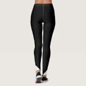 Leggings Couche Softball personnalisée (Dos)