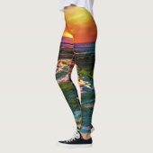 Leggings coucher de soleil (Gauche)