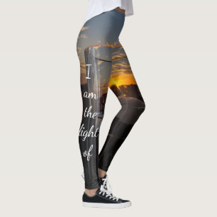 Leggings Coucher de soleil à la lumière des bougies