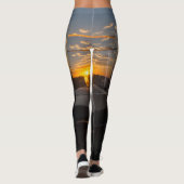 Leggings Coucher de soleil à la lumière des bougies (Dos)