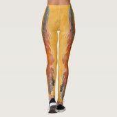 Leggings Coucher de soleil Abstrait 0612 (Dos)
