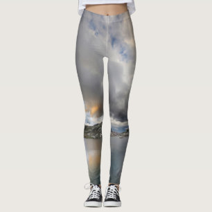 Leggings Coucher de soleil au lac Middle Nydiver Lake - Sie