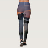 Leggings Coucher de soleil de Folly River (Dos)