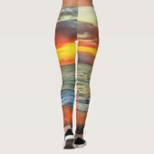 Leggings Coucher de soleil de la baie de Banderas 1738 (Dos)