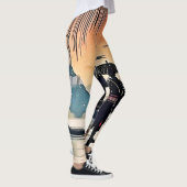 Leggings Coucher de soleil de Samurai : Voyage réfléchi (Droite)