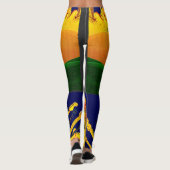 LEGGINGS COUCHER DE SOLEIL ÉLECTRIQUE ! (Dos)
