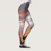 LEGGINGS COUCHER DE SOLEIL ET ROSE EN ÉTÉ (Droite)