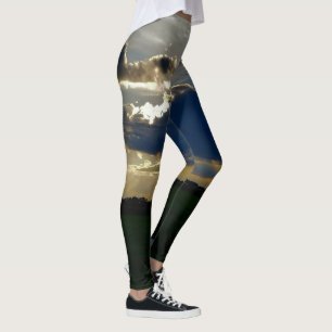 Leggings Coucher de soleil précoce derrière les nuages