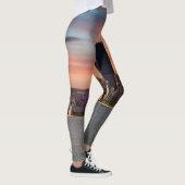 Leggings Coucher de soleil profond à Chicago (Droite)
