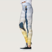Leggings Coucher de soleil sur la réplique de la statue de  (Gauche)