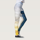 Leggings Coucher de soleil sur la réplique de la statue de  (Droite)