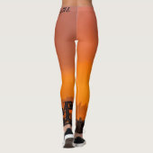 Leggings Coucher de soleil sur la ville (Dos)