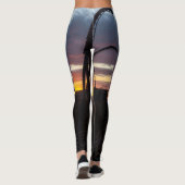 Leggings Coucher de soleil sur Wildfire (Dos)