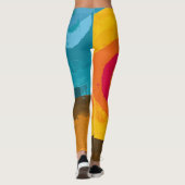 Leggings Coucher de soleil vibrant au Cap-Vert (Dos)
