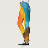 Leggings Coucher de soleil vibrant au Cap-Vert (Gauche)