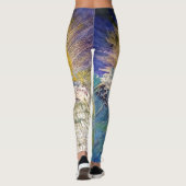 Leggings Coucher du soleil d'ange plein (Dos)