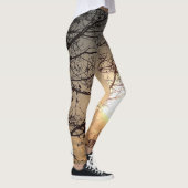 Leggings Coucher du soleil dans un arbre (Droite)