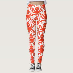 Leggings Coucou rouge souriant Octopus Thunder_Cove