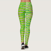 Leggings Couleur Abstraite de la Parties scintillant (Dos)