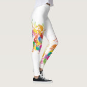 Leggings Couleur Abstraite de peinture (Droite)
