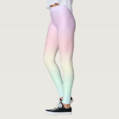 Leggings Couleur Aquarelle bleu arc-en-ciel (Gauche)