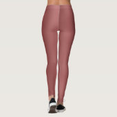 Leggings Couleur Aquarelle moderne agréable Couleur rouge u (Dos)